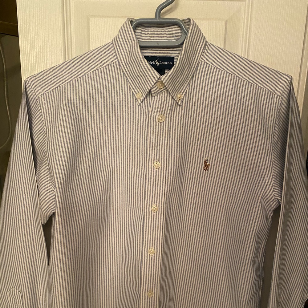 Boys Ralph Lauren dress shirt. Worn once.